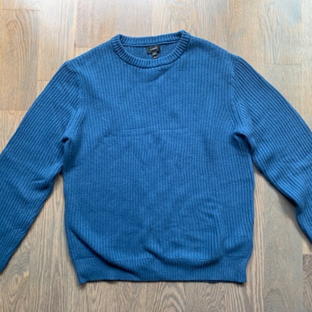 Blue J Crew Crew Neck Sweater